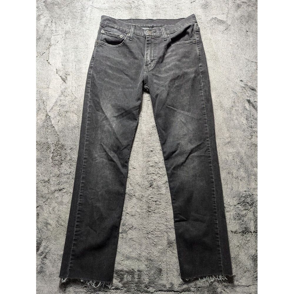 Levi's 511 Slim Fit Jeans Raw Hem Men's Size 32x32 Black